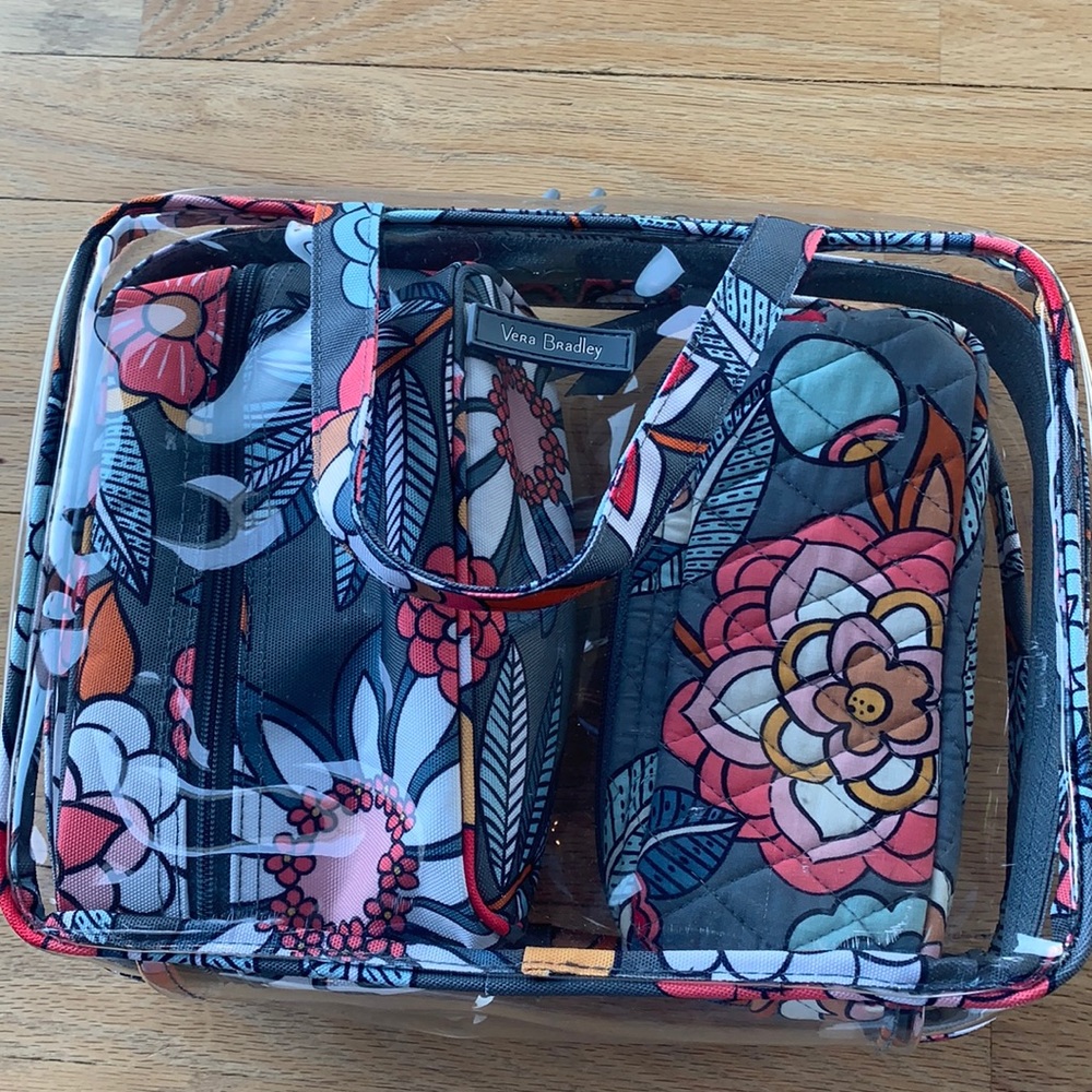 4 piece travel cosmetic bags